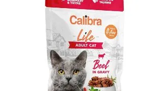 CALIBRA Life, Vita, plic hrana umeda fara cereale pisici, (in sos), bax, 85g x 28buc