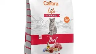 CALIBRA Life Sterilised, Vita, hrana uscata pisici sterilizate, 1.5kg