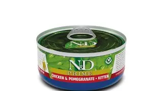 N&D Prime Kitten, Pui si Rodie, hrana umeda fara cereale pisici junior, 70g