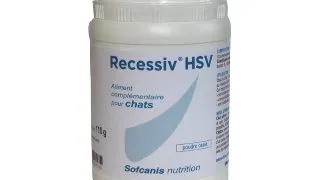 SOFCANIS Recessiv HSV, supliment sistem imunitar pisici, pudra SOFCANIS Recessiv HSV, supliment sistem imunitar pisici, flacon, 110g pudra