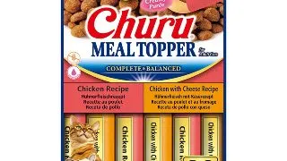 INABA Churu Meal Topper Varieties, Pui, cutie hrana umeda fara cereale pisici, (topping), 280g