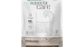 NATURES PROTECTION Superior Care Sterilised, Ton, plic hrana umeda monoproteica pisici sterilizate, (topping), 70g