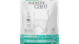 NATURES PROTECTION Superior Care Immune System, Ton si Salau, plic hrana umeda pisici junior, sistem imunitar, (topping), 70g