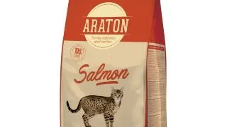 ARATON, Somon, hrana uscata pisici, 15kg