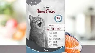PLATINUM MeatCrisp, Peste, hrana uscata pisici, deshidratat, 1.5kg