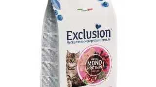 EXCLUSION Mediterraneo Monoprotein Formula Kitten, Pui, hrana uscata monoproteica pisici junior, 12kg