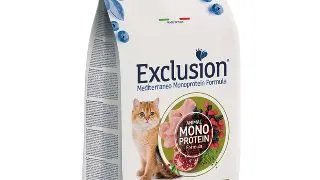 EXCLUSION Mediterraneo Monoprotein Formula Sterilised, Pui, hrana uscata monoproteica pisici sterilizate, 12kg