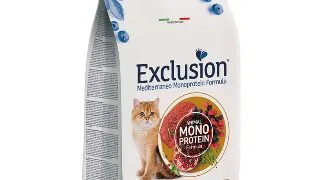 EXCLUSION Mediterraneo Monoprotein Sterilised, Vita, hrana uscata monoproteica pisici sterilizate, 12kg