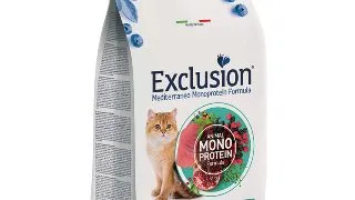 EXCLUSION Mediterraneo Monoprotein Formula Sterilised, Ton, hrana uscata monoproteica pisici sterilizate, 12kg
