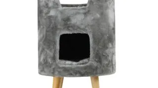 SHAW Oslo, casuta pisici, MDF gri, 45x45x60cm