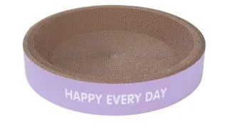 SHAW Patut, scratcher pisici, carton, mov, ⌀45cm