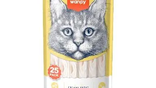 WANPY Creamy Treat, Pui, punguta recompense pisici, (piure), 350g