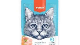 WANPY Tasty Meat Paste, Pui si Morcov, punguta recompense pisici, (piure), 90g