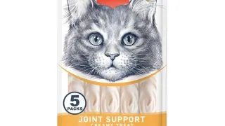 WANPY Joint Support Creamy Treats, Pui si Vita, punguta recompense functionale pisici, sistem articular, (piure), 70g
