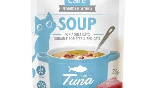 BRIT Care Soup, Ton, plic hrana umeda fara cereale pisici, apetit capricios, (topping), 75g