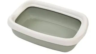 MP BERGAMO Beta, litiera pisici, verde, 43x31x12 cm