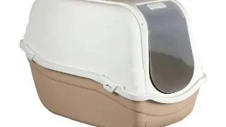 MP BERGAMO Romeo Maxi, litiera acoperita pisici, roz, 44x64x46 cm