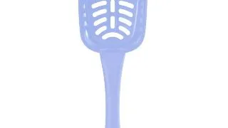 MP BERGAMO Electra, lopatica litiera pisici, bleu, 28x9x3 cm, 1buc