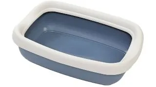 MP BERGAMO Beta Maxi, litiera pisici, albastru, 49x39x13 cm