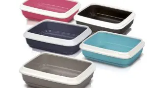 IMAC Jerry, litiera pisici, cu rama, diverse culori, 40x50x14.5 cm