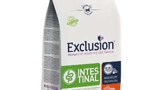 EXCLUSION Monoprotein VD Intestinal, Porc si Orez, dieta veterinara, hrana uscata pisici, sistem digestiv, 1.5kg