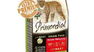 PRIMORDIAL Holistic Urinary, Curcan si Hering, hrana uscata fara cereale pisici, sistem urinar, 6kg