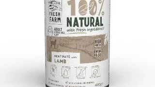 FRESH FARM Smooth Sterilised, Miel, conserva hrana umeda pisici sterilizate, (pate), 400g