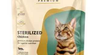 REMI PREMIUM Sterilized, Pui, hrana uscata pisici sterilizate, 400g