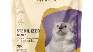REMI PREMIUM Sterilized, Somon, hrana uscata pisici sterilizate, 400g