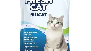 FRESH CAT, asternut igienic pisici, granule, silicat, neutralizare mirosuri, 3.8l