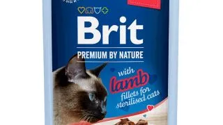 BRIT Premium by Nature Delicate Sterilised File, Miel, plic hrana umeda pisici sterilizate, (in sos), 85g