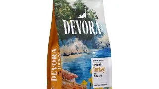 DEVORA Sterilised, Curcan si Peste, hrana uscata fara cereale pisici sterilizate, 2kg