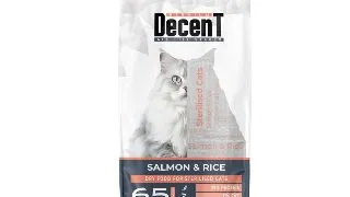 DECENT Sterilised Urinary Care, Somon si Orez, hrana uscata pisici sterilizate, sistem urinar, 15kg