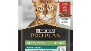 PURINA Pro Plan Sterilised Maintenance , Vita, plic hrana umeda pisici sterilizate, (in sos), bax, 85g x 26buc