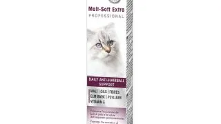 GIMCAT Malt-Soft Extra Professional Paste, tub recompense functionale pisici, limitarea ghemurilor de blana, (topping), 20g