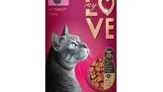 MY LOVE, Curcan, conserva hrana umeda pisici, (in sos), 415g