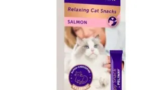 FELIWAY Happy Snack, Somon, plic recompense functionale pisici, sistem nervos & calmante, (topping), 15g x 6buc