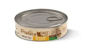 PREFERA Pro H&T Fillets, Pui, conserva hrana umeda fara cereale pisici, (in supa), 70g