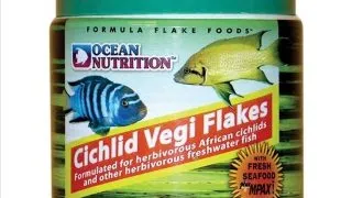 OCEAN NUTRITION Cichlid Vegi Flakes, 34g