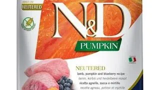 FARMINA N&amp;D Pumpkin - Hrana pentru pisici adulte, dupa castrare - miel si afine - 5 kg