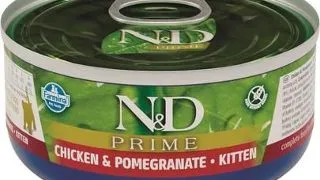 FARMINA N&amp;D PRIME Kitten Chicken&amp;Pomegranate conserva hrana pisoi, femele gestante 70 g