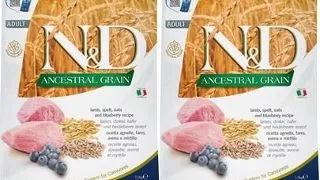 FARMINA N&amp;D Ancrestral Grain Lamb &amp; Blueberry Adult Cat mancare pentru pisici cu miel 2 x 1,5 kg