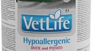 FARMINA VetLife Hypoallergenic Duck &amp; Potato Hrana umeda caini, cu rata si cartofi 300 g