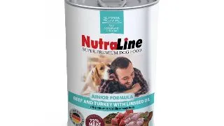 Nutraline Dog Conserva Junior Vita/Curcan Ulei de In 800 g