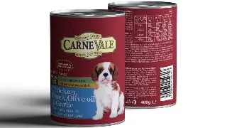 Carnevale Dog Cons Junior Pui/Rata/Usturoi/Ulei Masline 400 g