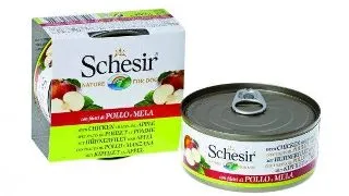 Schesir Cons Caine Fructe Pui/Mere 150 g