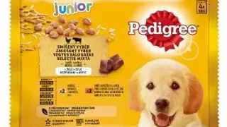 Pedigree Plic Junior Pui/Vita/Ficat in Aspic 4x100 g
