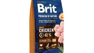 Brit Premium By Nature Senior S+M - 15-kg