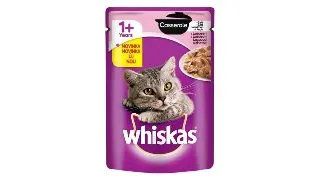Whiskas Plic Casserole Somon 85 g