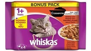 Whiskas Plic Casserole Selectii Clasice 4 X 85 g